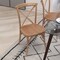 Merrick Lane Bardstown X-Back Bistro Style Wooden High Back Dining Chair